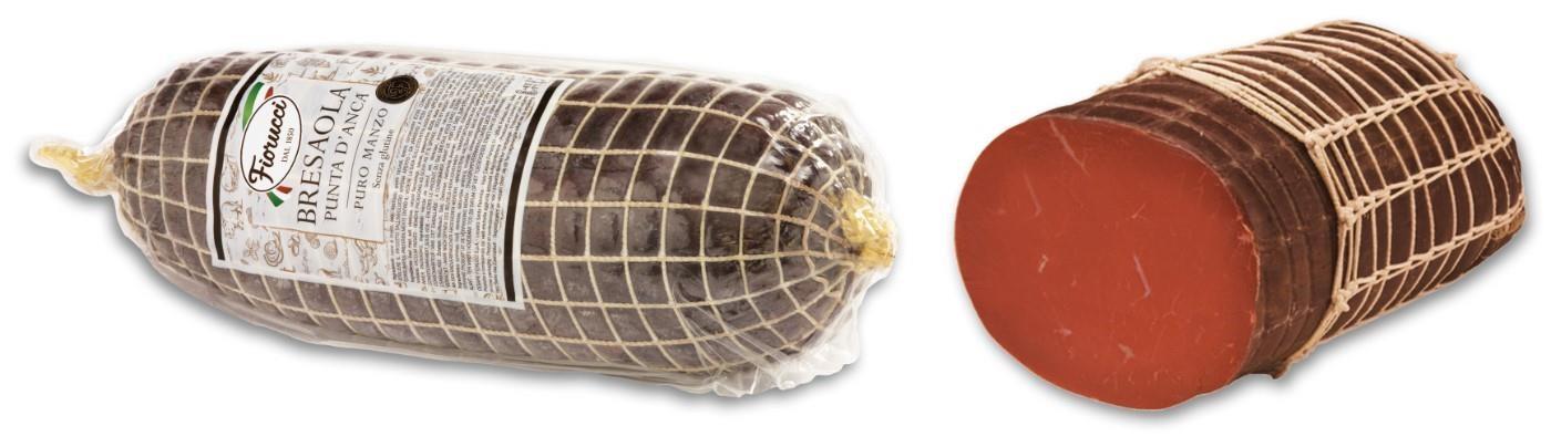 Cured beef ham FIORUCCI Bresaola Punta D'anca Meta, 1st year, ~1.6kg