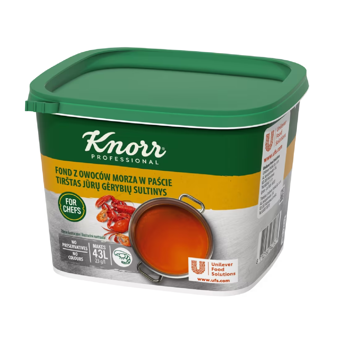 Tirštas jūros gėrybių sultinys KNORR, 1 kg