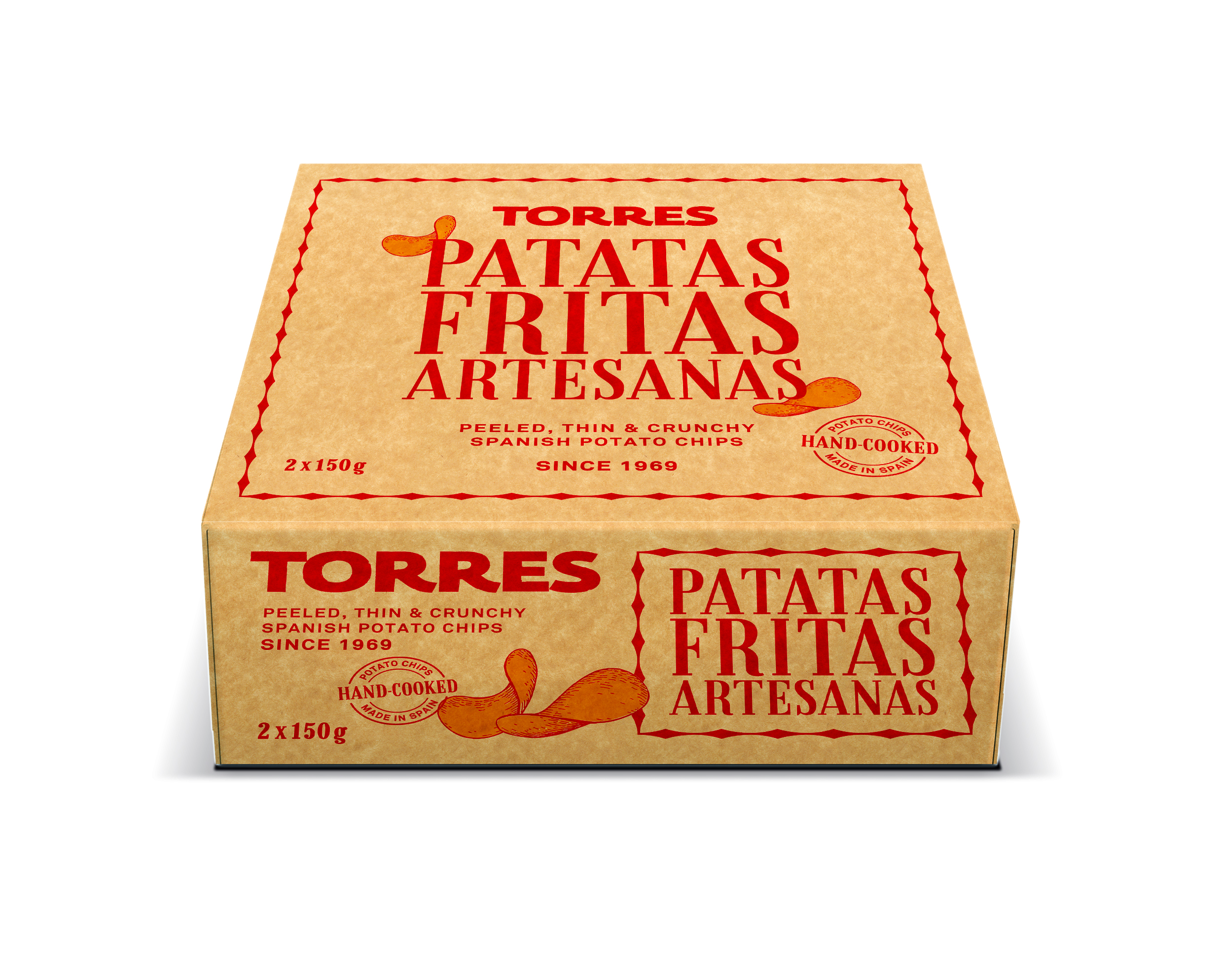 Potato chips TORRES, Artesanas box, 300g