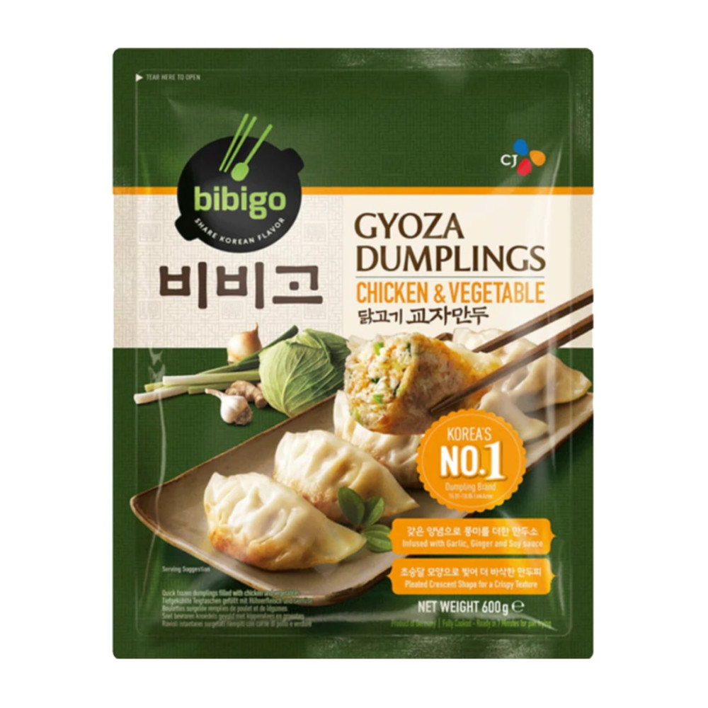 Koldūnai GYOZA su vištiena ir daržovėmis, šaldyti