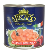 Baked beans in tomato sauce MIKADO,  2,65 kg