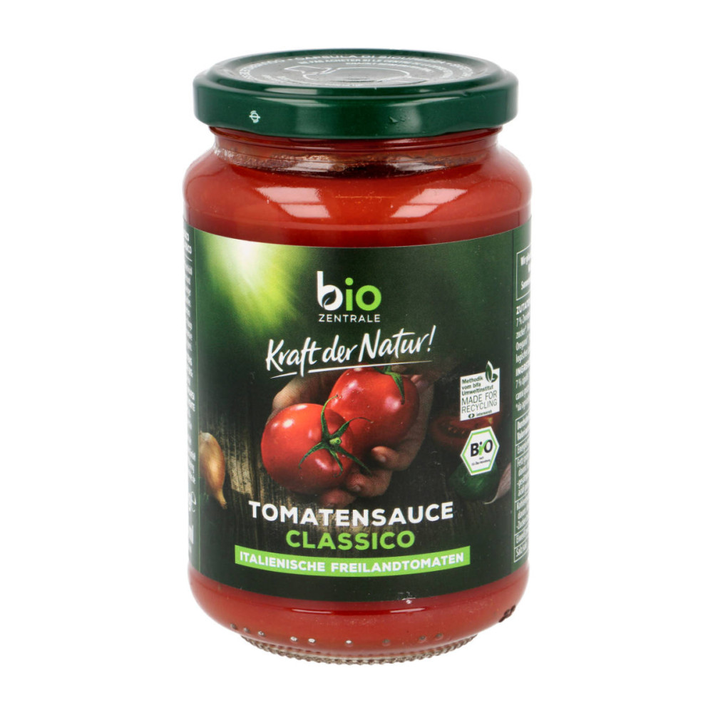 CLASSICO tomato sauce for pasta, gluten-free, organic