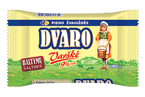 DVARO varškė 9%, 180g