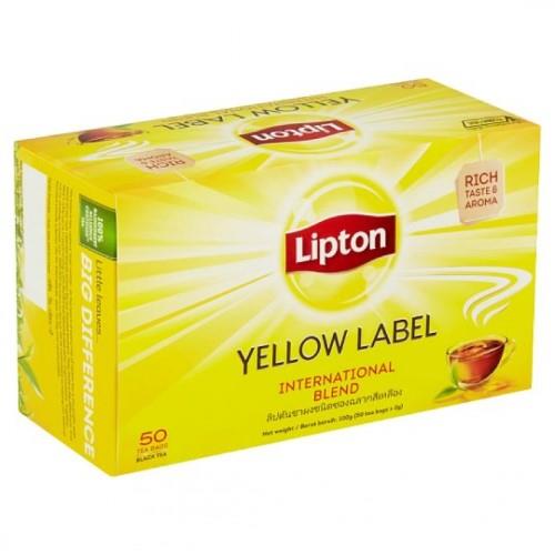 Tea LIPTON Yellow Label Express, in paper bag, 50 x 2 g
