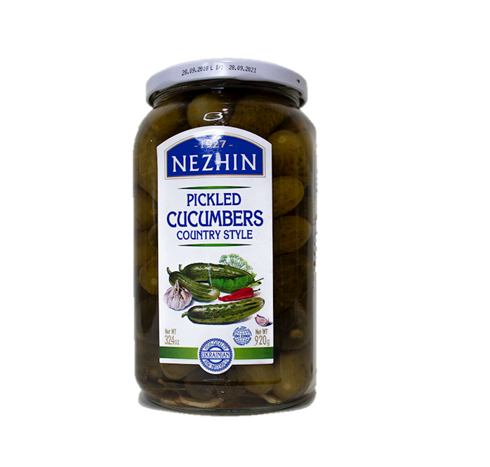 Sūdyti agurkai  Country Style, NEZHIN, sūryme, 920 g