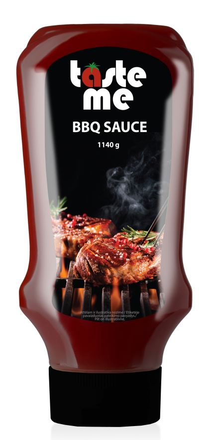 BBQ padažas TASTE ME Original, 1,140 kg