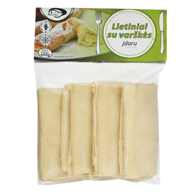 Crepes with cottage cheese, 400 g