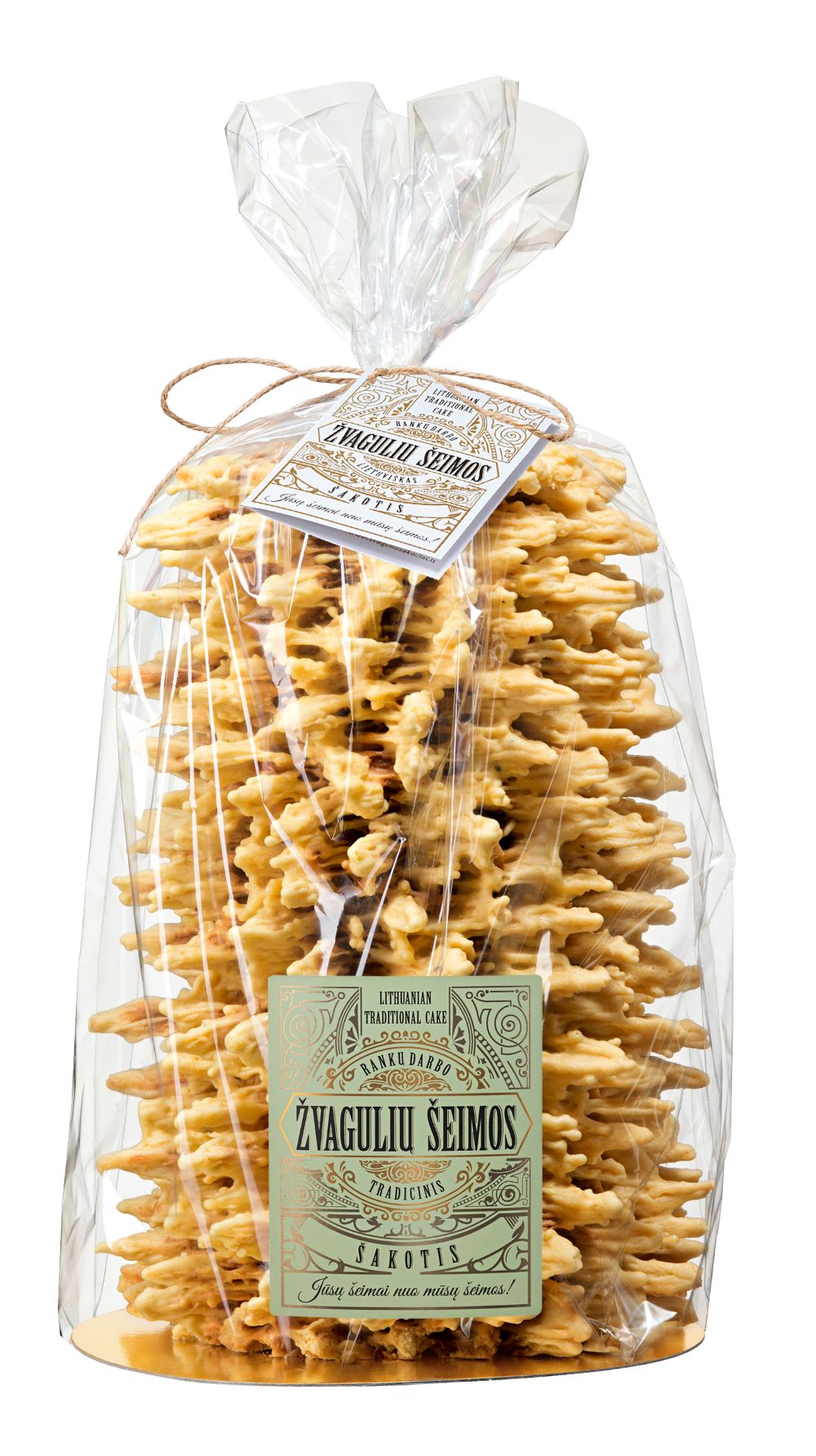 Tree cake ZVAGULIU SEIMOS, traditional flavour, kg