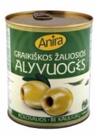 Olives ANIRA colossal, green, pitted, 0,38 kg/0,82 kg