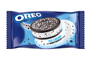 Vanilės, sausainių ledai OREO SANDWITCH 80g