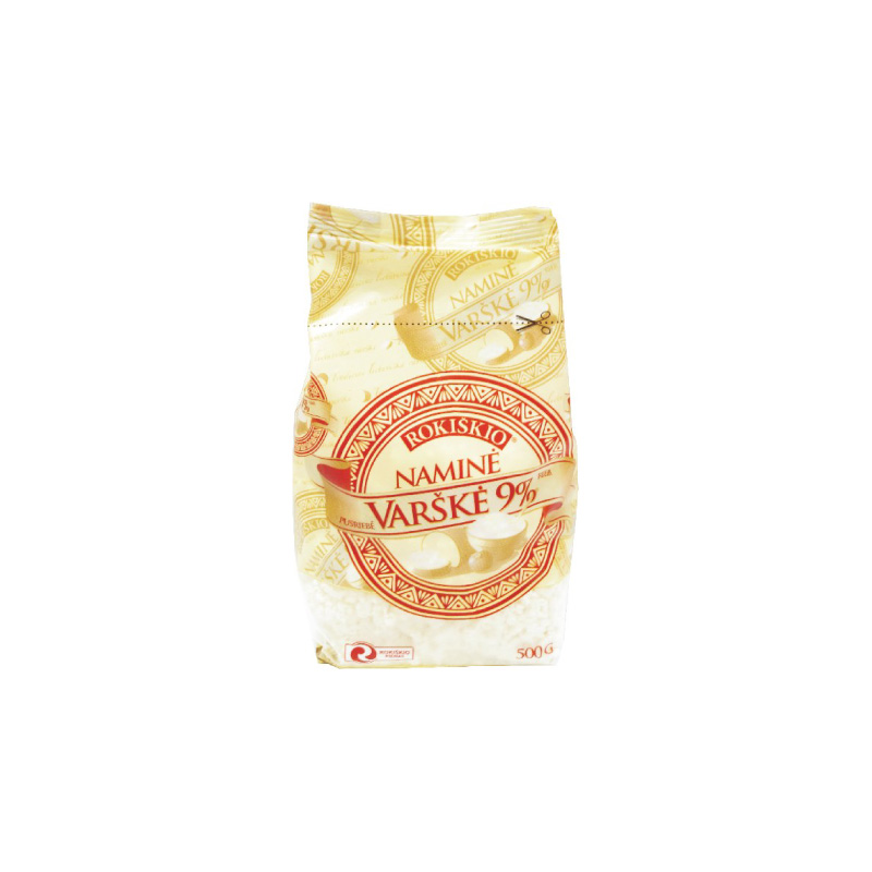 Curd ROKIŠKIO NAMINĖ, 9%, 500 g