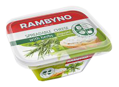 RAMBYNO tepamasis sūrelis su žalumynais, 175 g
