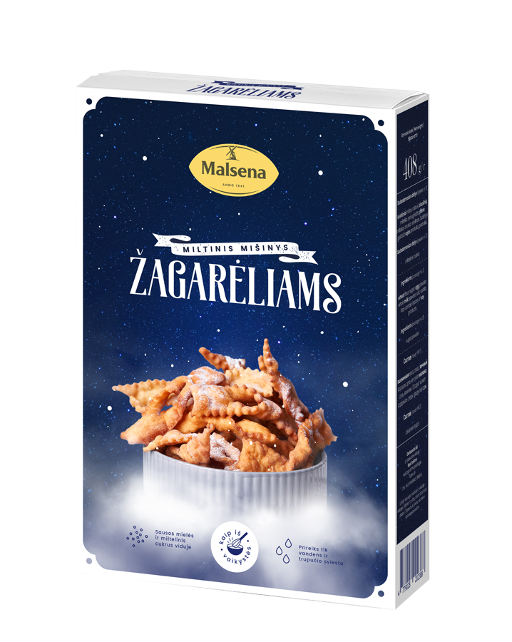 Flour mix MALSENA, for yeast pancakes, 400 g