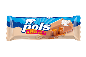 Vanilės skonio plombyras POLS su irisų skonio glaistu 120ml