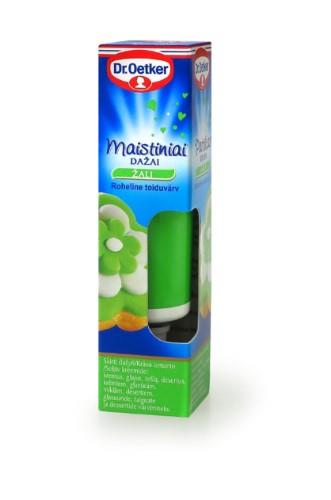 Food dyes gel DR.OETKER, green, 10 g