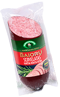 BAJORŲ karštai rūkytas servelatas, 400 g