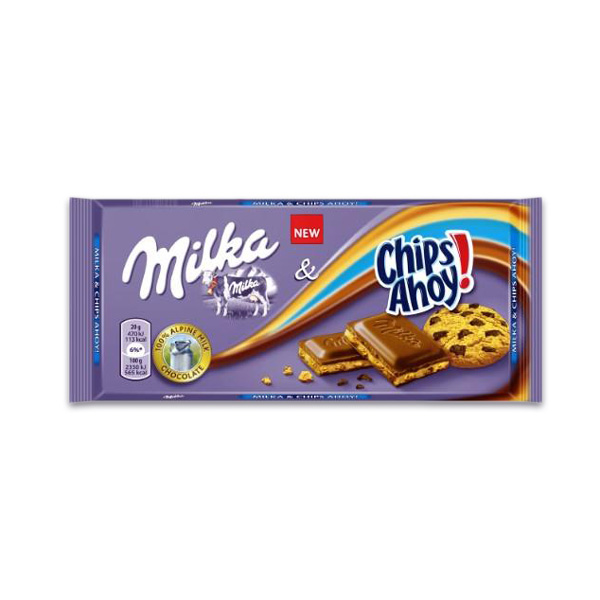 Chocolate MILKA Chips Ahoy! 100 g