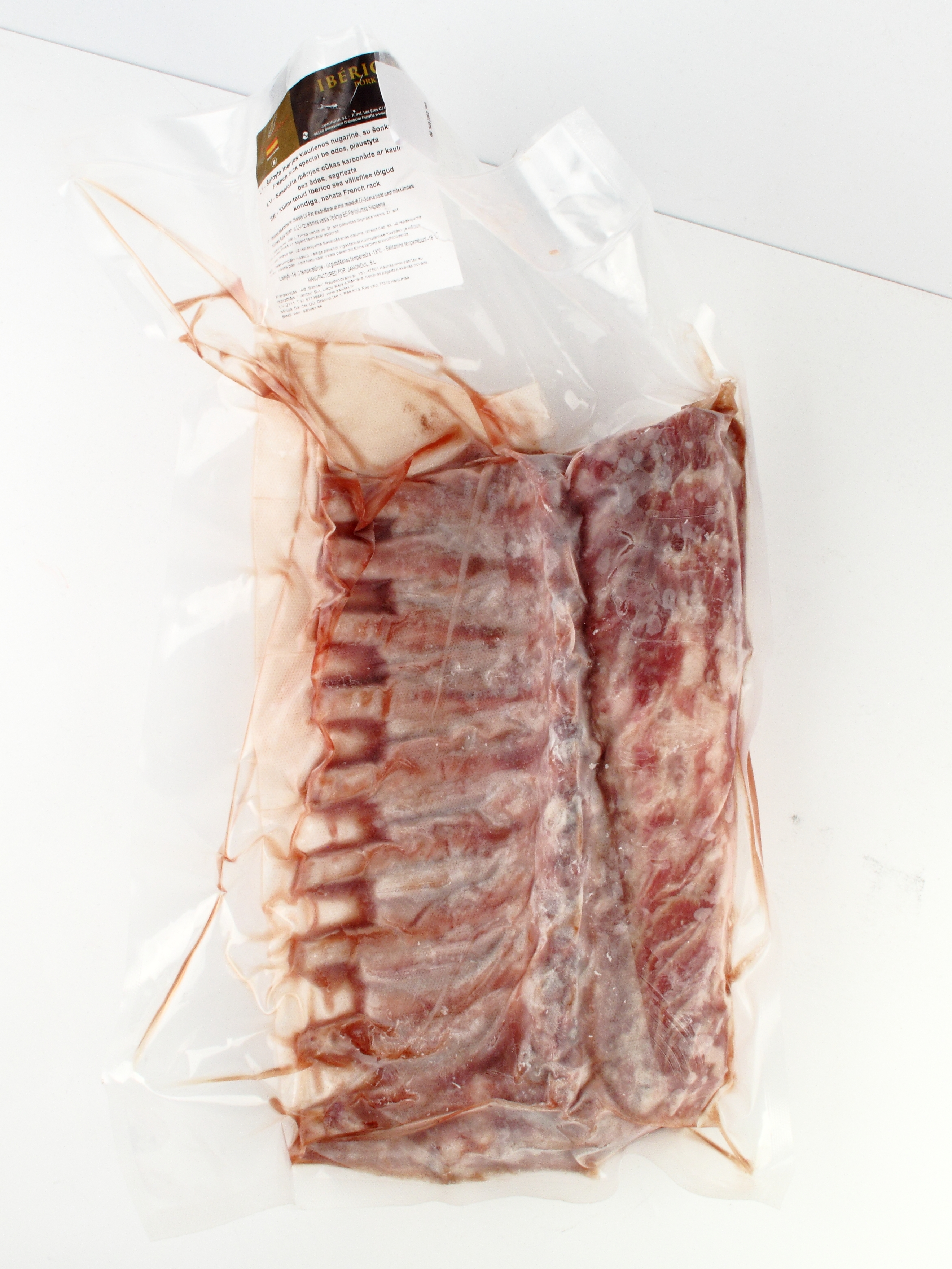 Frozen pork loin Iberico, with rib, ~ 2,6 kg