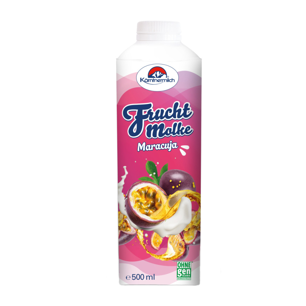 Pasukų gėrimas su pasifloromis FRUCHT MOLKE MARACUJA