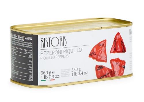 Peppers Piguillo RISTORIS, 660g/ 550g