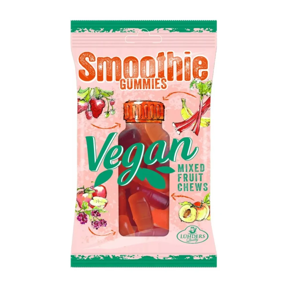 Veganiški vaisiniai guminukai MIXED FRUIT