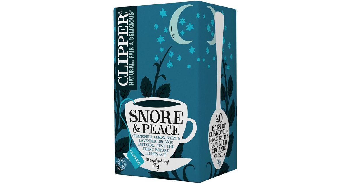 Herbal tea SNORE & PEACE with chamomile, lemon balm, and lavender | Organic