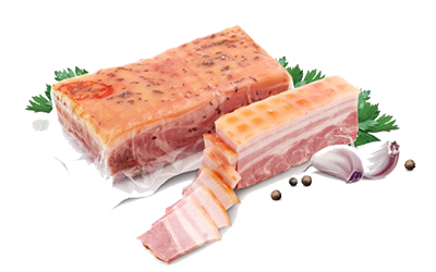 KREKENAVOS karštai rūkyta šoninė, 1 kg