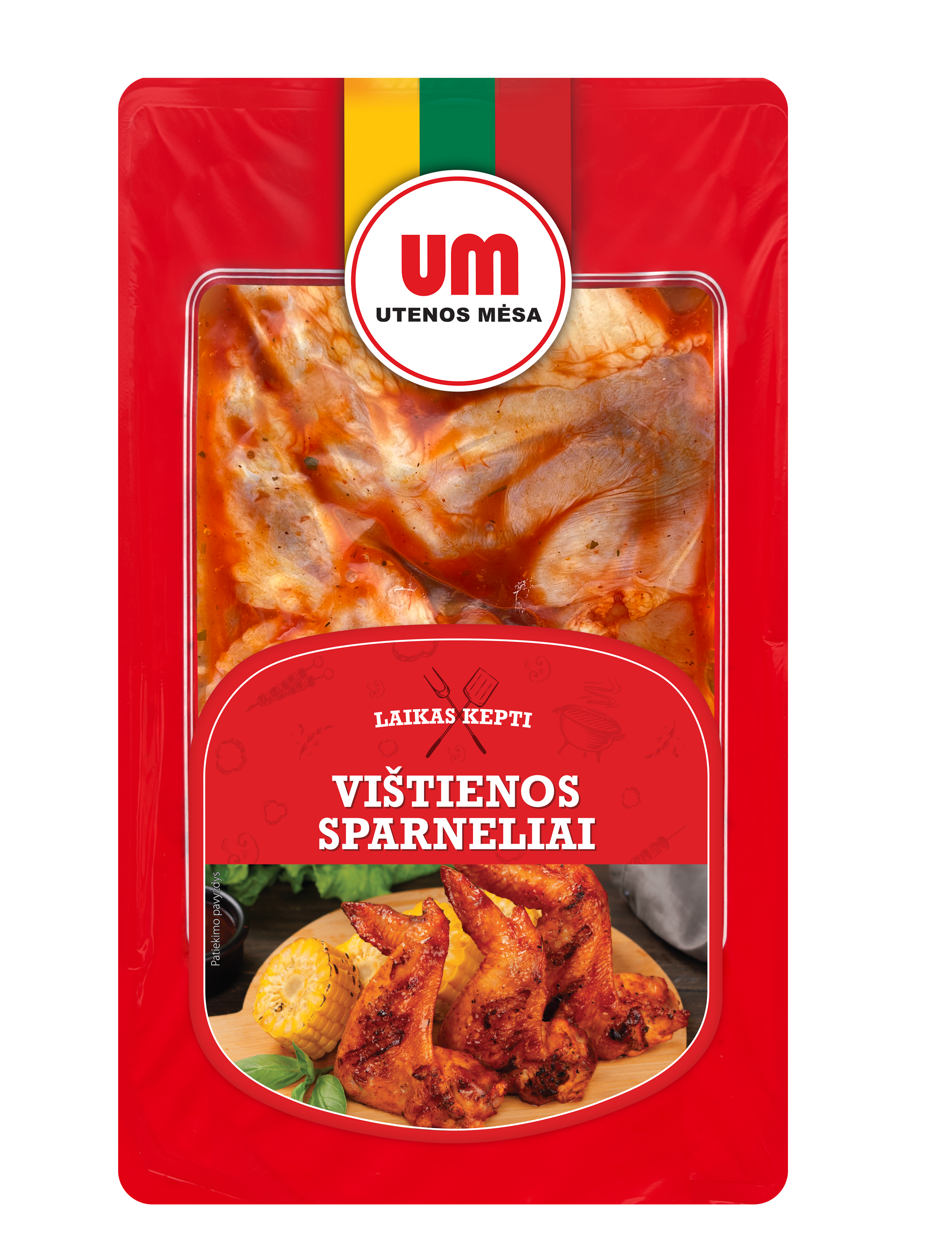 Marinated chicken wings, ~1,1 kg UME