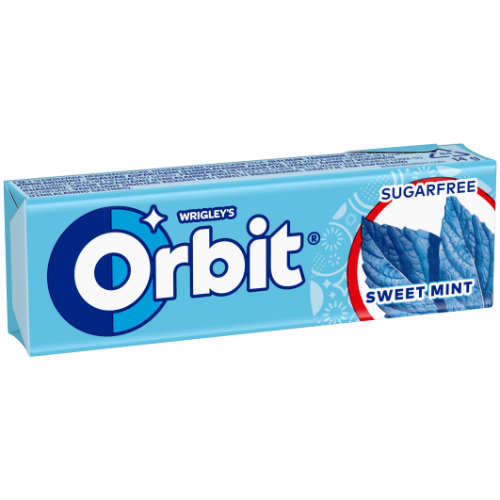 Chewing gum ORBIT Sweet Mint, 14 g