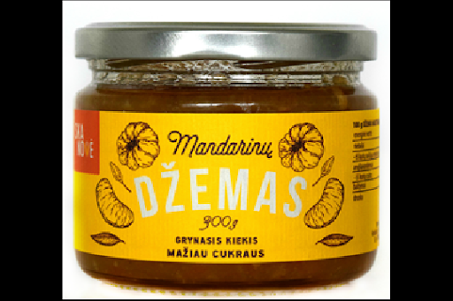 Mandarinų džemas SKANOVĖ, 300 g