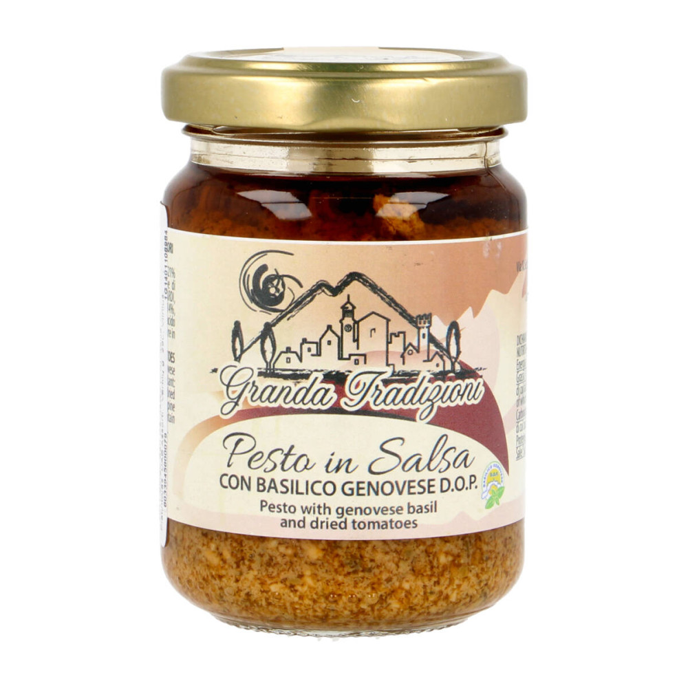 Pesto sauce with sun-dried tomatoes PESTO IN SALSA