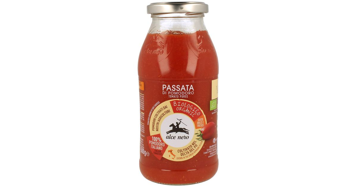Pomidorų tyrė „Passata“, ekologiška