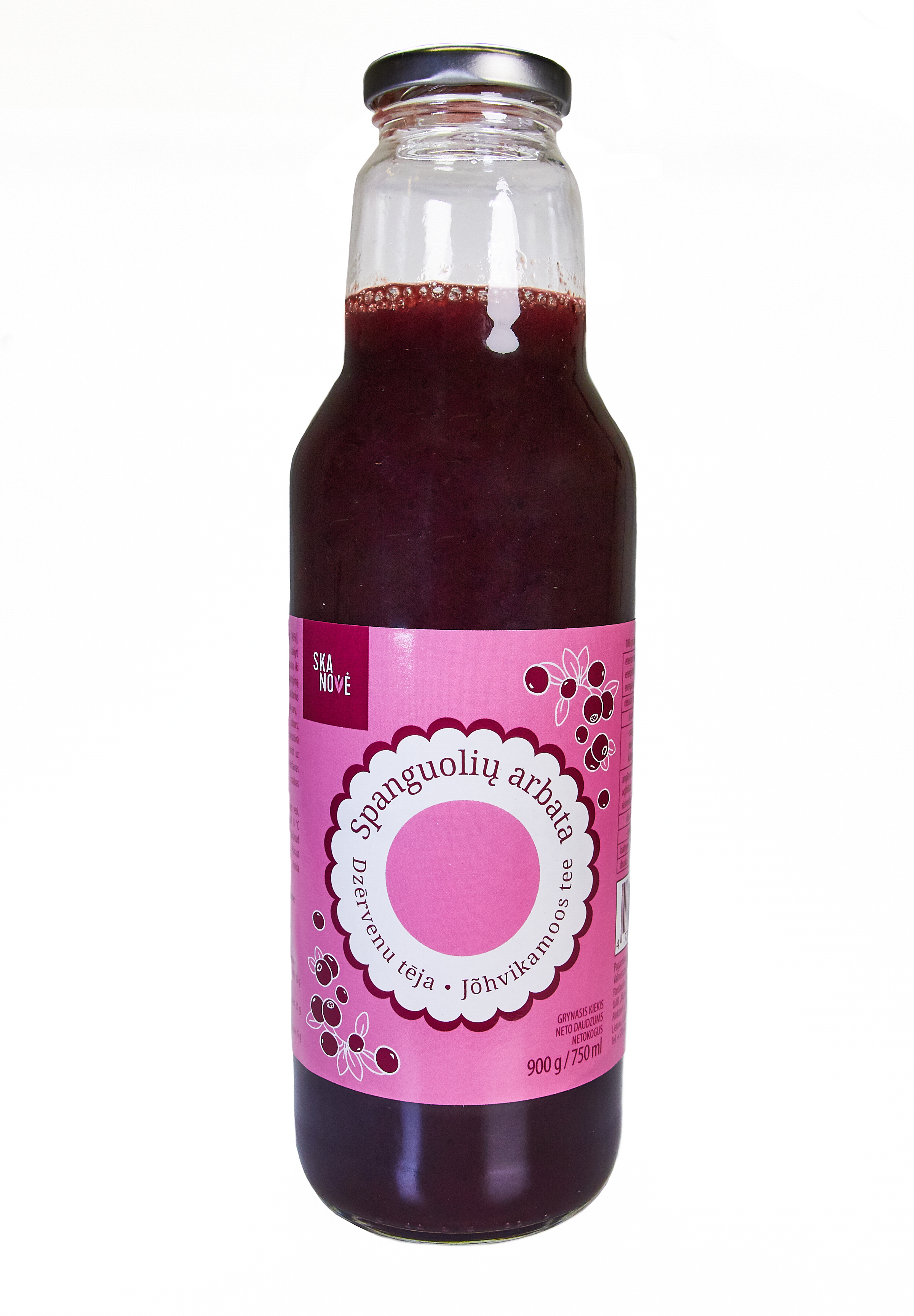 Cranberry tea SKANOVĖ, 900 g / 750 ml
