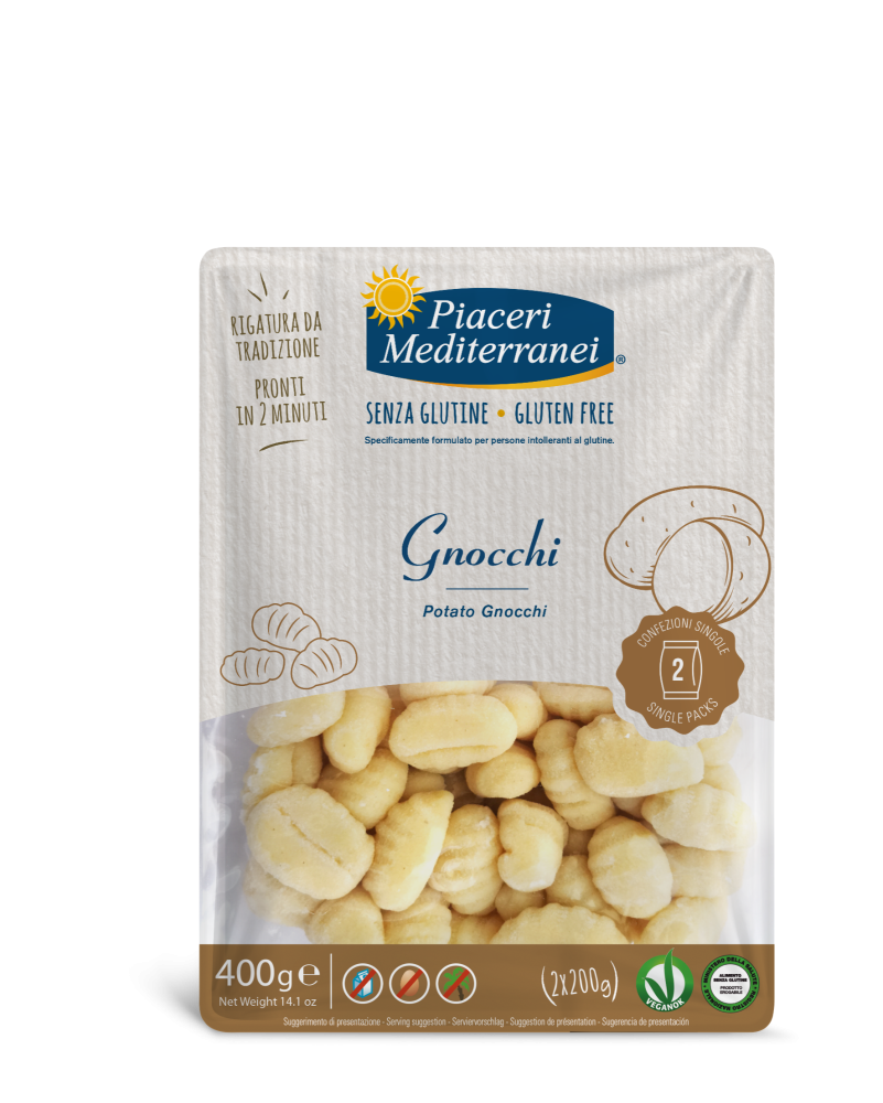 Italian potato dumplings GNOCCHI, gluten-free