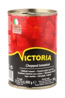 Crush tomatoes in own juice VICTORIA, in own juice, 400/240 g