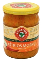 Carrot salad KĖDAINIŲ, spicy, 480g