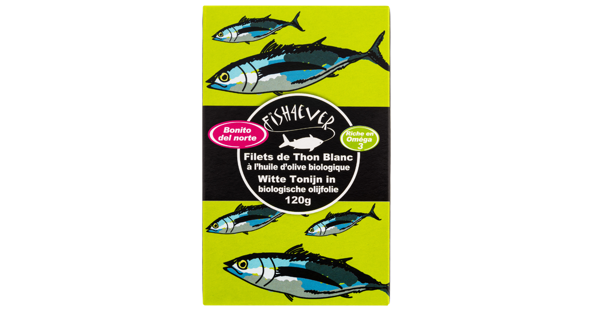 White tuna fillet in organic olive oil