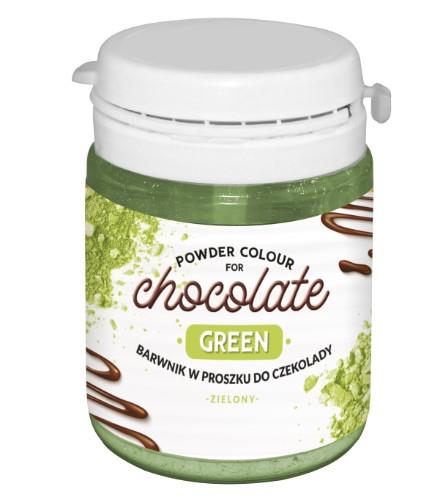 Food colour for chocolate and fat mousses, green, 20 g