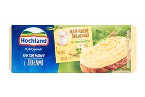 Lydytas tepamasis sūris su grietinėle HOCHLAND 90g
