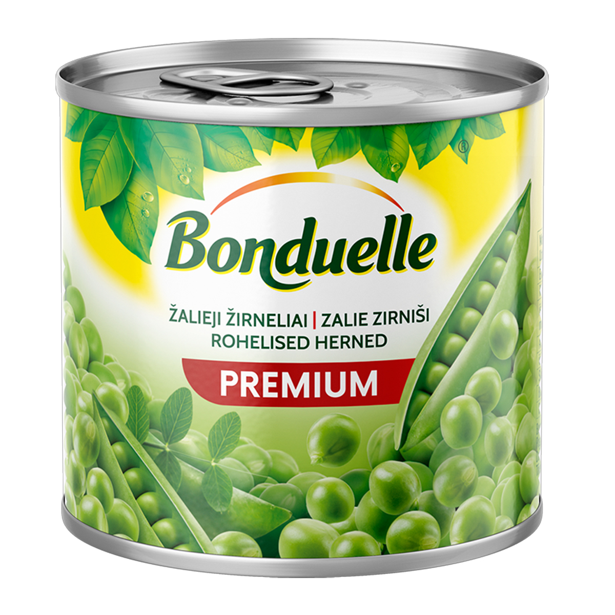 Canned peas BONDUELLE, 400g/265g