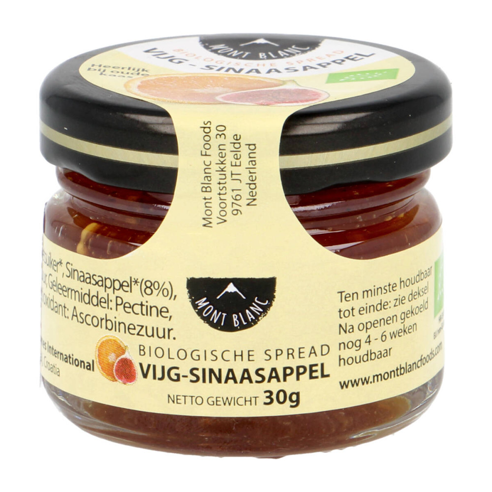 MONT BLANC organic fig and orange jam