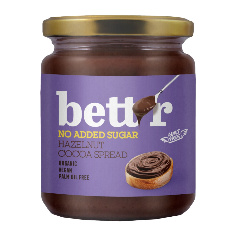 Lazdyno riešutų ir kakavos kremas, ekologiškas