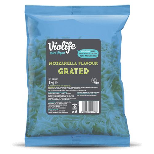 Vegan cheese VIOLIFE Mozzarella, grated, 1kg