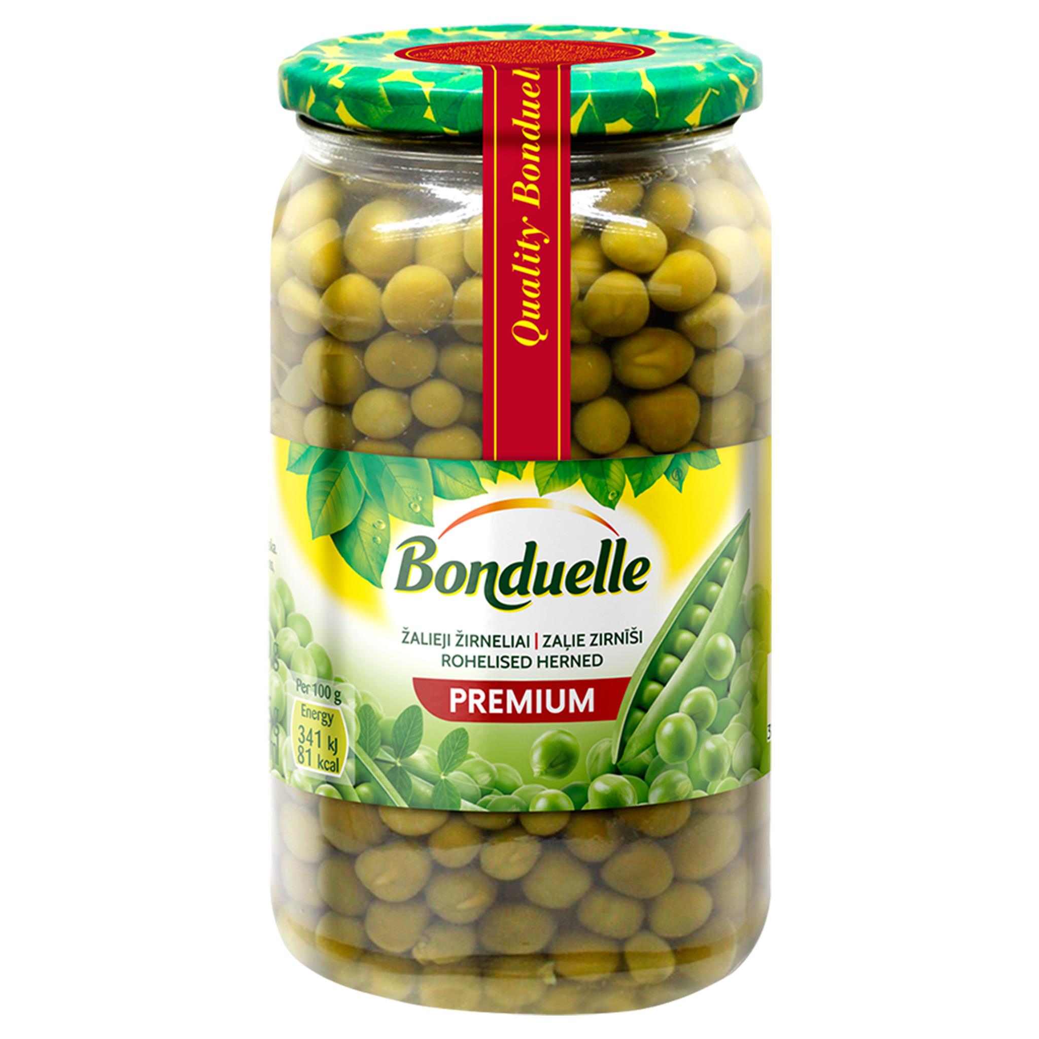Canned peas BONDUELLE, 660 g / 465 g
