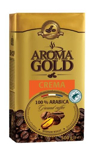 Ground coffee AROMA GOLD CREMA IN-CUP, 500g RFA