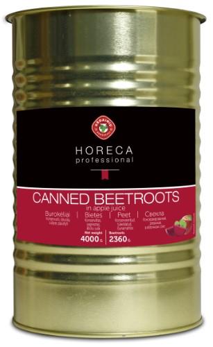 Pickled beets KĖDAINIŲ horeca professional,, in apple juice, 4 kg
