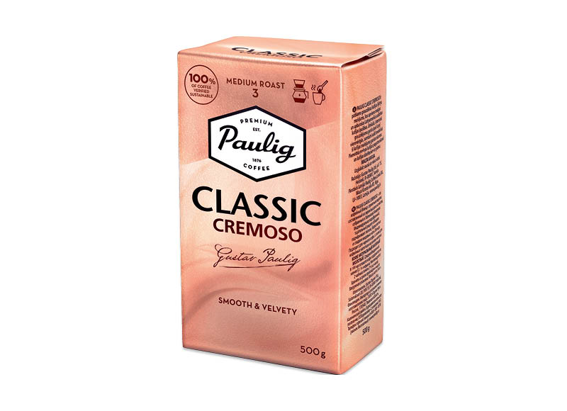 Ground coffee PAULIG Classic, Cremoso, 500 g