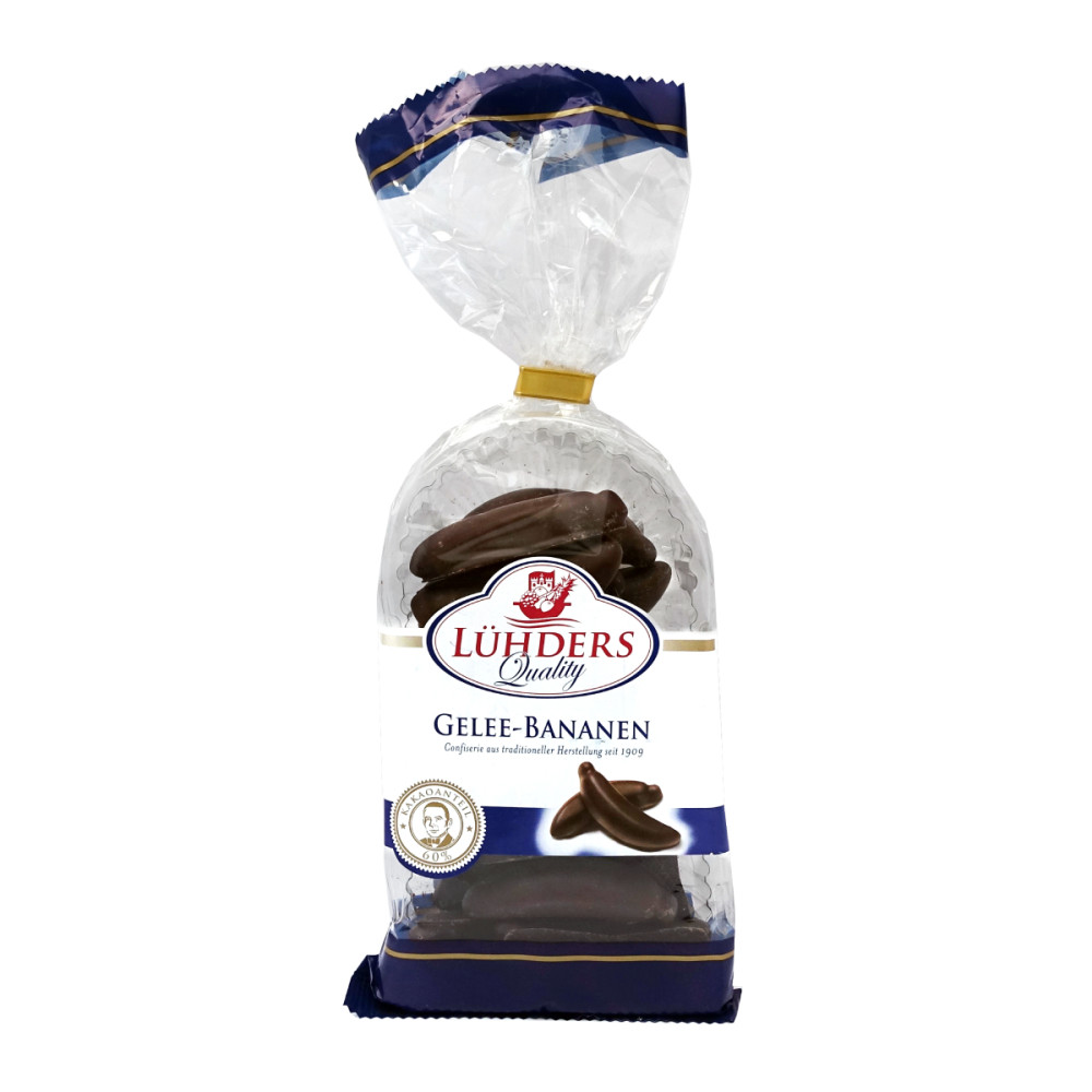 Žele tamsiame šokolade GELEE BANANAS