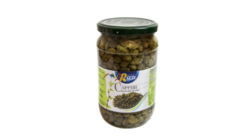 Cappers In Wine Vinegar Rizzi,  700g/450g