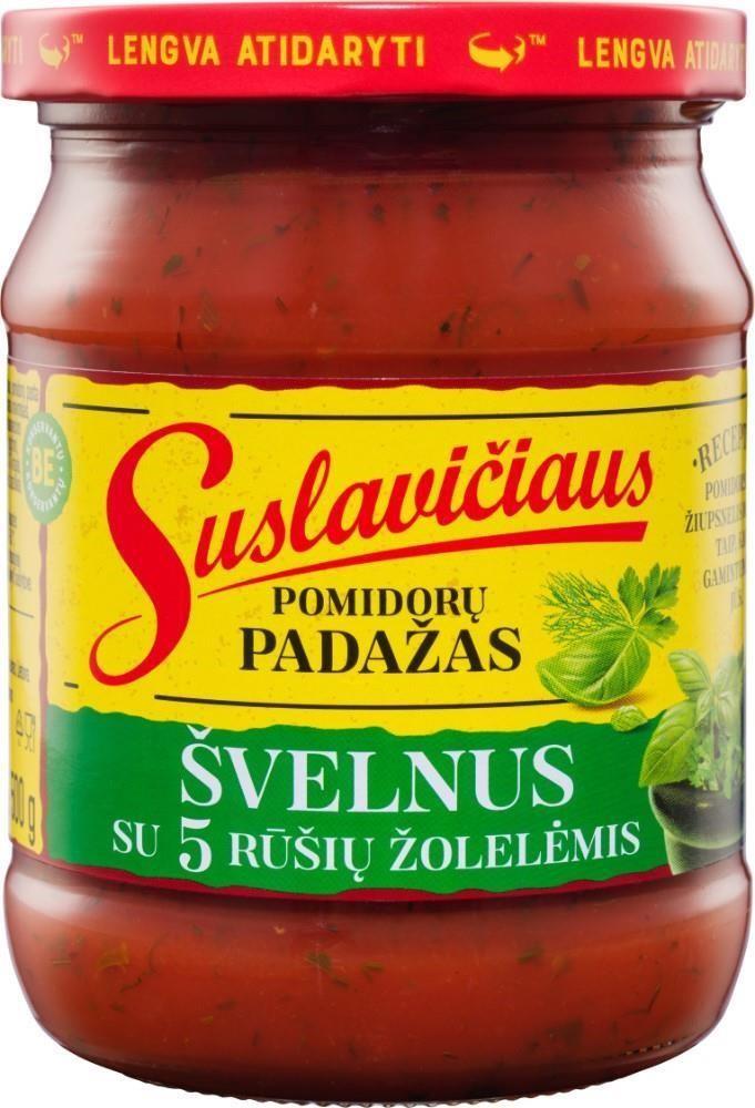 Tomato sauce SUSLAVIČIAUS, delicate, 500 g